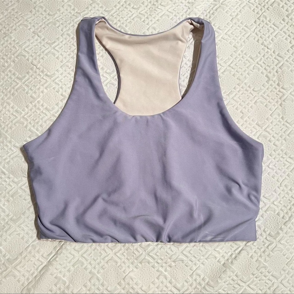 Lavender Racerback Sports Bra